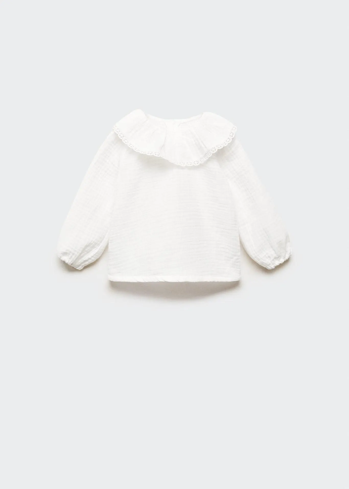 Blusa textura algodón