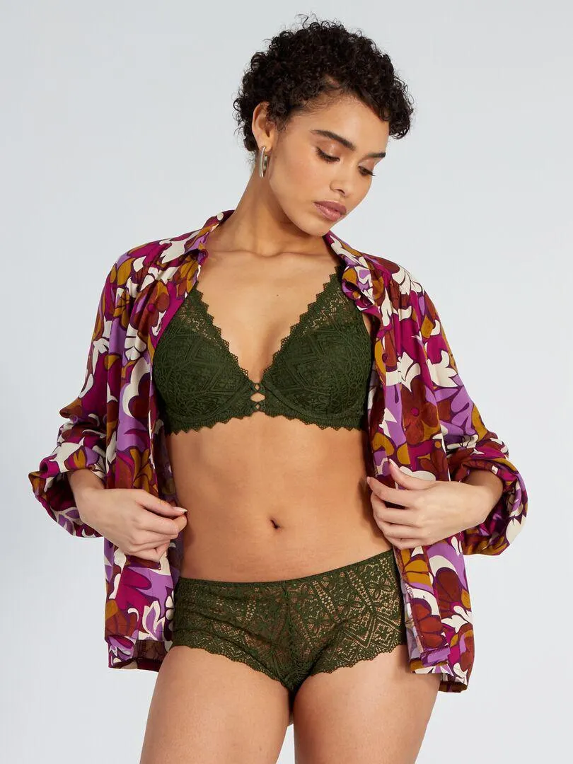 Culote de encaje - VERDE