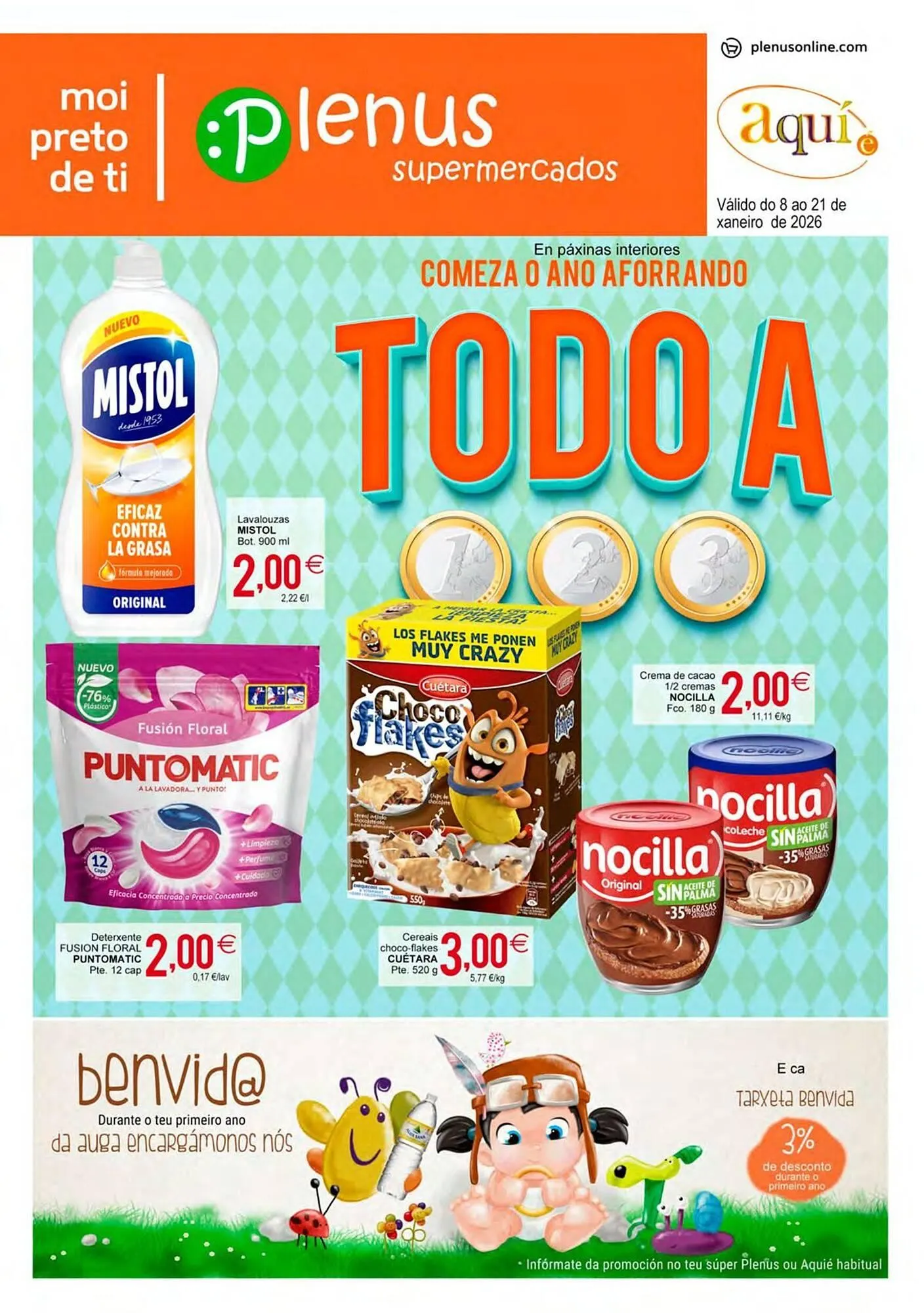 Catálogo de Folleto Plenus Supermercados 8 de enero al 21 de enero 2026 - Página 1