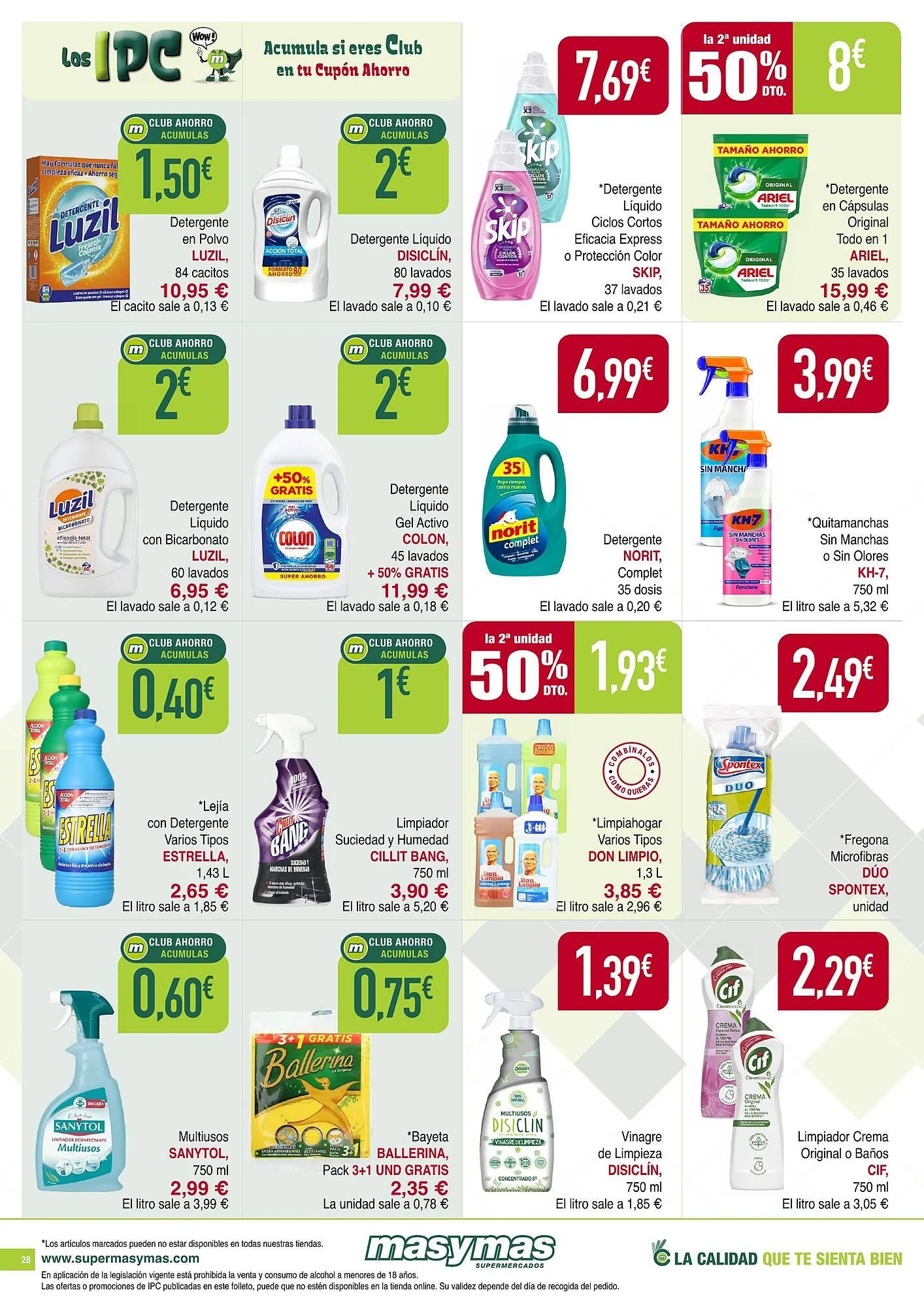 Catálogo de Folleto Masymas 4 de septiembre al 1 de octubre 2025 - Página 28