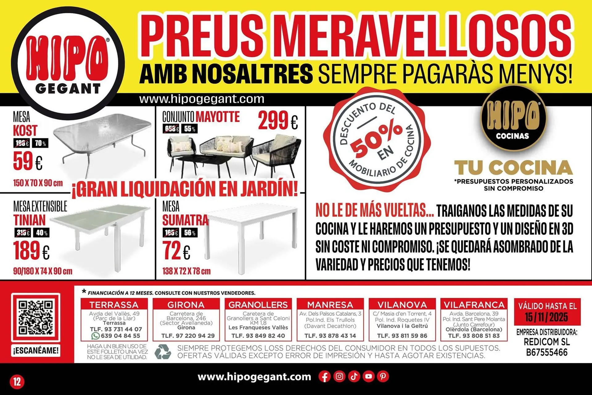 Catálogo de Catálogo Hipo Gegant 22 de septiembre al 15 de noviembre 2025 - Página 12