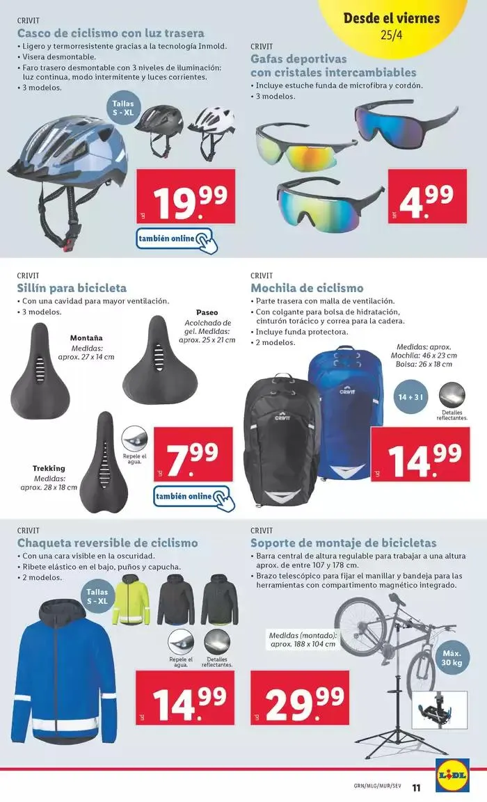 Catálogo de ¡Bazar Lidl! Ofertas válidas del 21/04 al 27/04 21 de abril al 27 de abril 2025 - Página 27