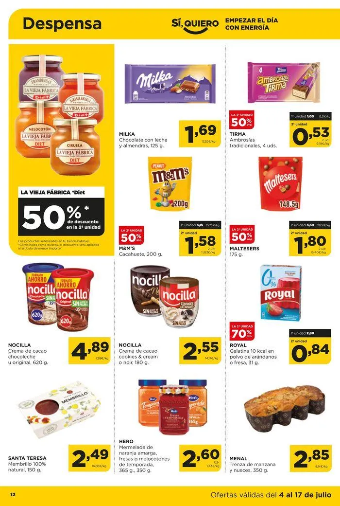 Catálogo de Catálogo Alimerka 4 de julio al 17 de julio 2024 - Página 12