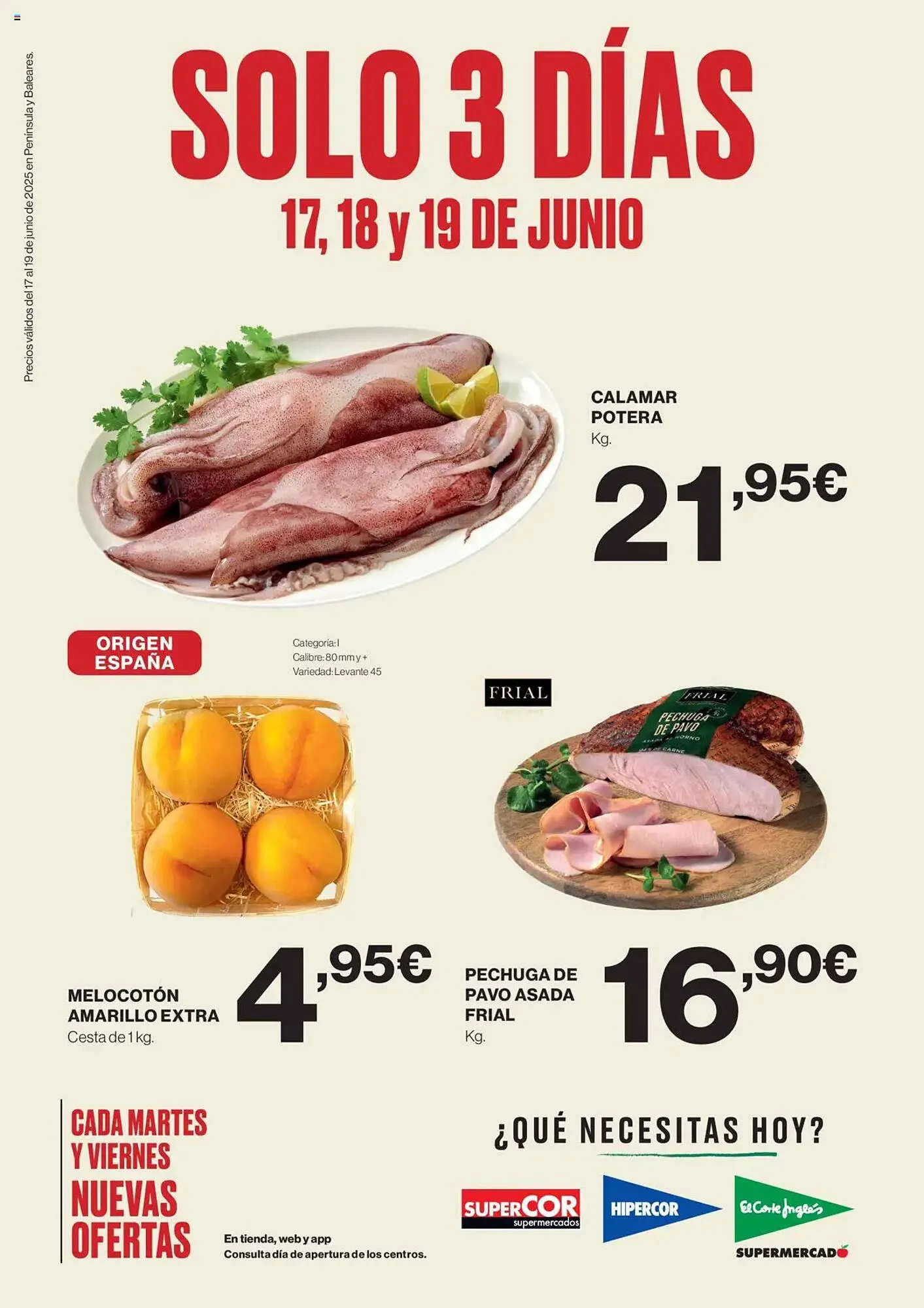 Catálogo de Folleto Hipercor 17 de junio al 19 de junio 2025 - Página 1