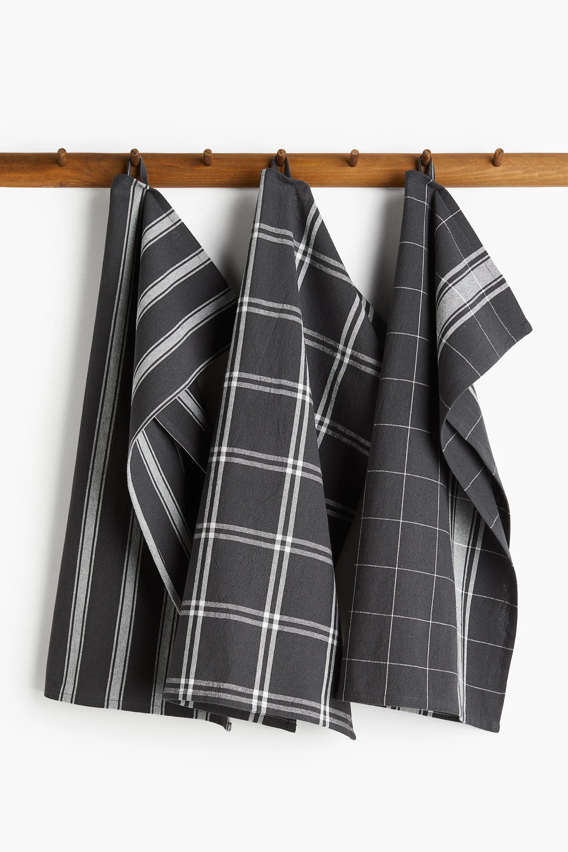 Pack de 3 paños de cocina en algodón