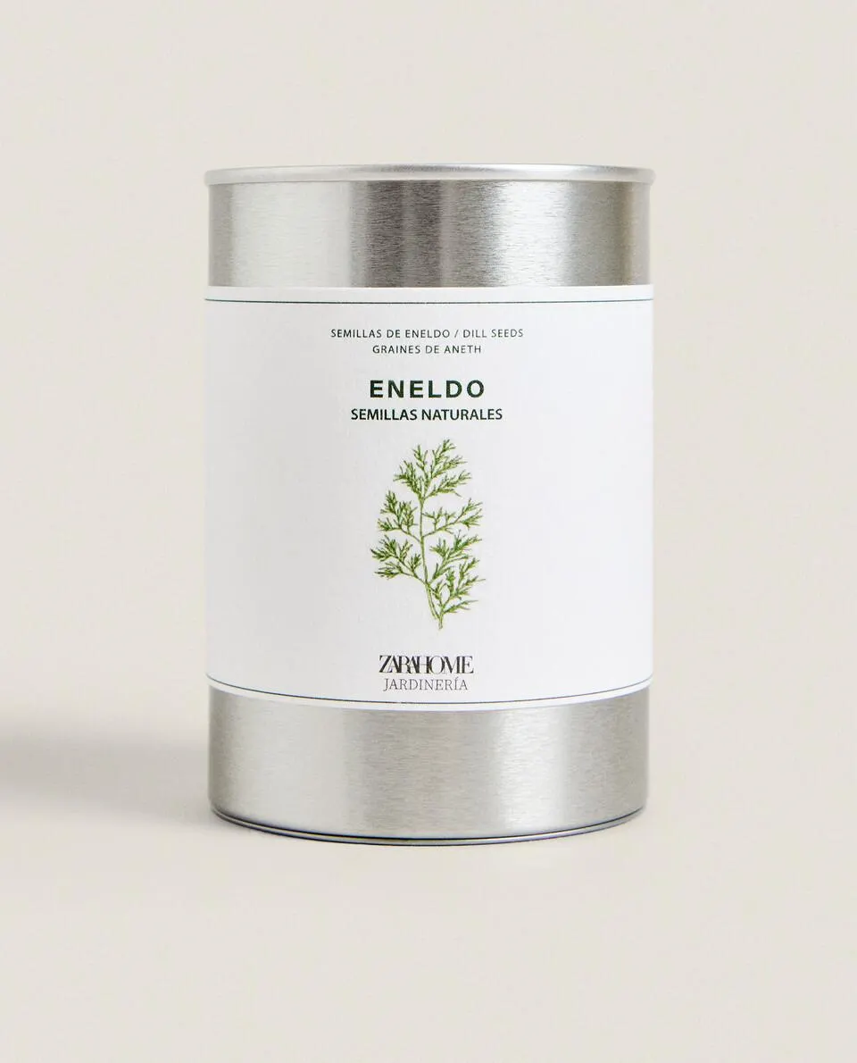 KIT LATA SEMILLAS AROMÁTICAS ENELDO JARDÍN