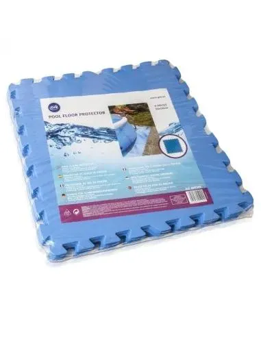 Suelo protector de fondos para piscinas 9 piezas