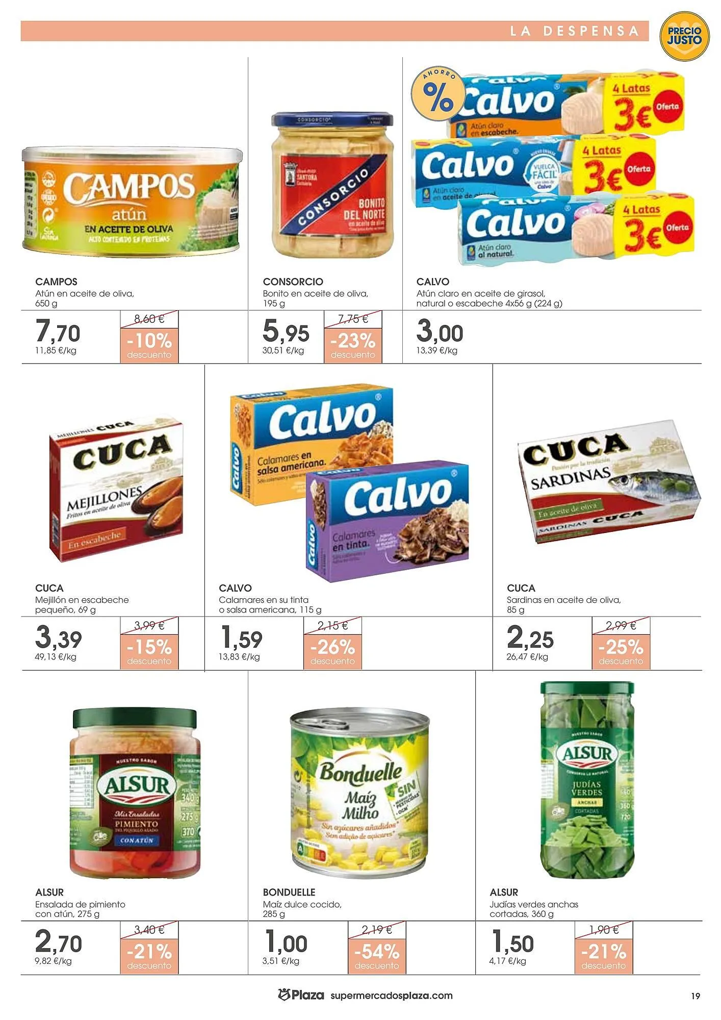 Catálogo de Folleto Supermercados Plaza 10 de abril al 22 de abril 2026 - Página 19