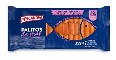 Palitos de mar reducidos en sal Pescanova 305g