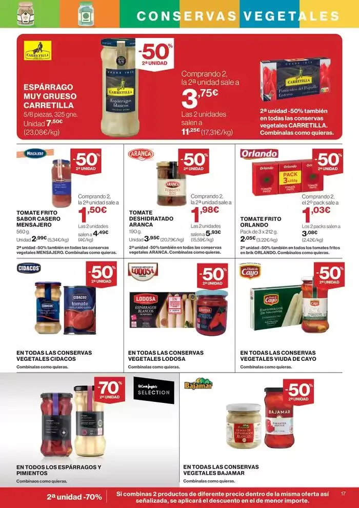 Catálogo de Supercor supermercado ofertas quincenales península 27 de marzo al 9 de abril 2025 - Página 17