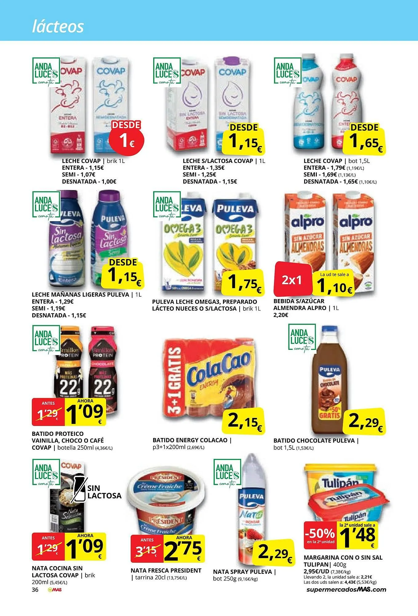 Catálogo de Folleto Supermercados MAS 3 de marzo al 26 de marzo 2026 - Página 36