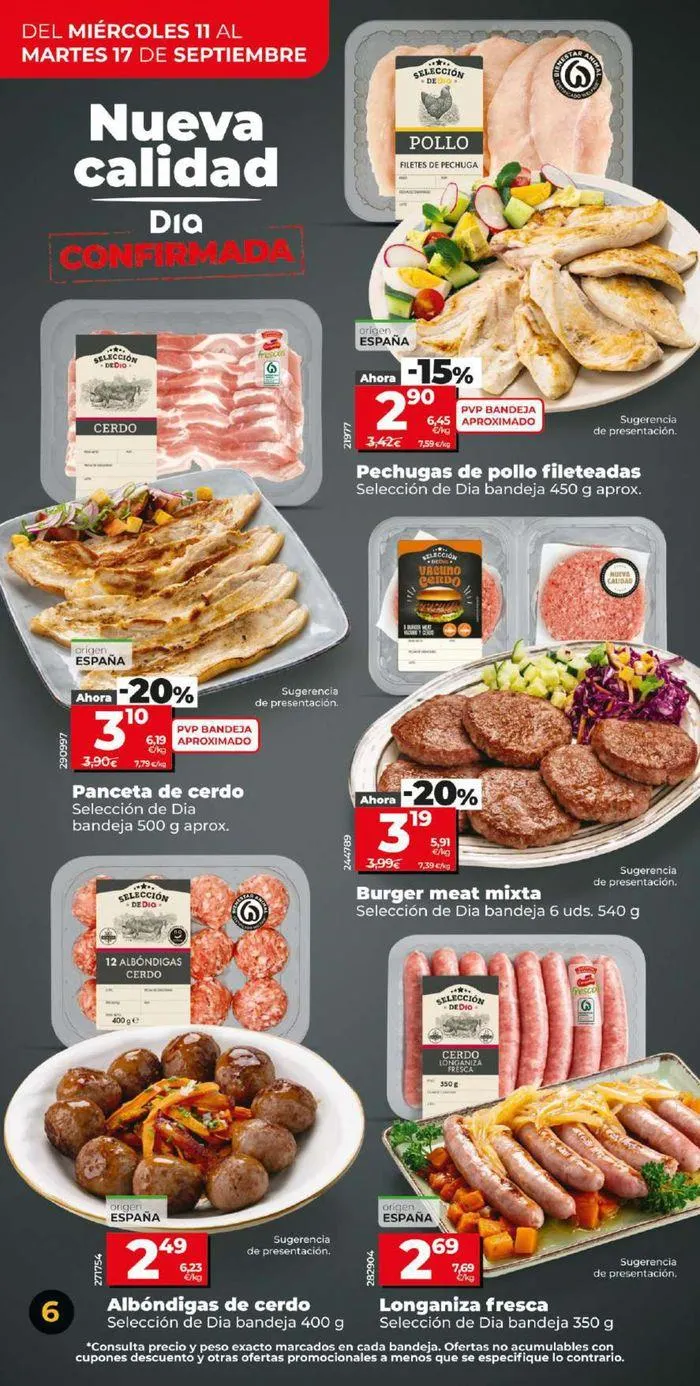 Catálogo de Nueva calidad Día confirmada  11 de septiembre al 17 de septiembre 2024 - Página 6