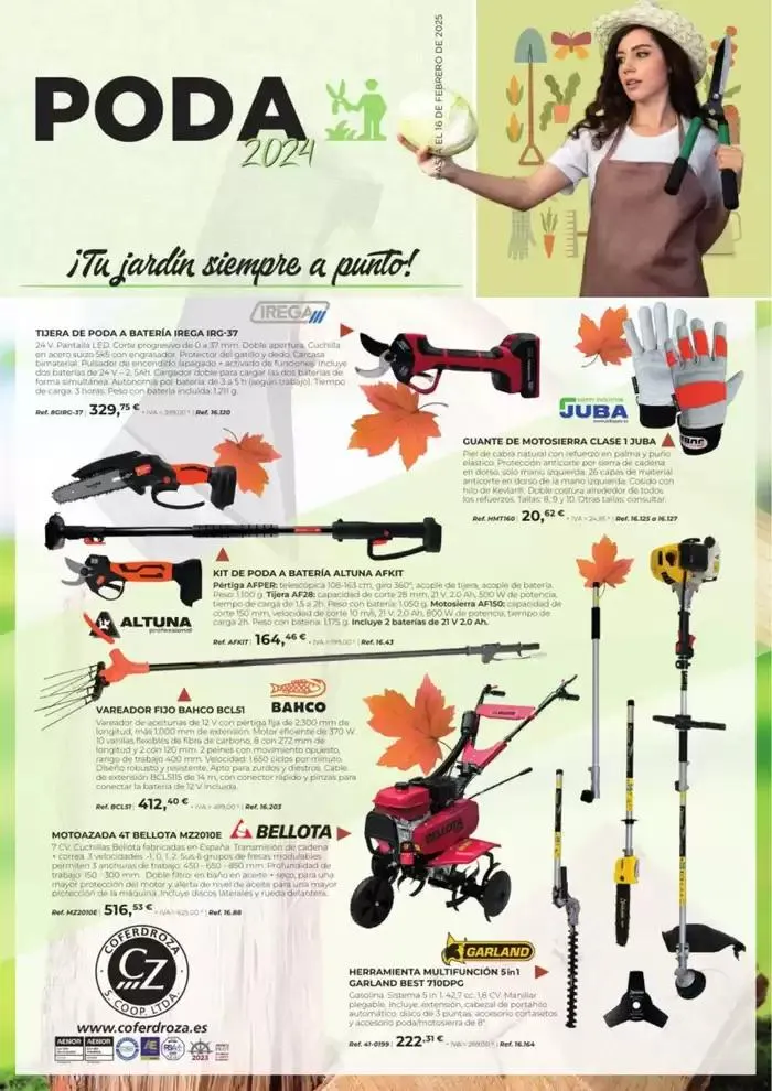 Catálogo de Poda 3 de octubre al 16 de febrero 2025 - Página 1