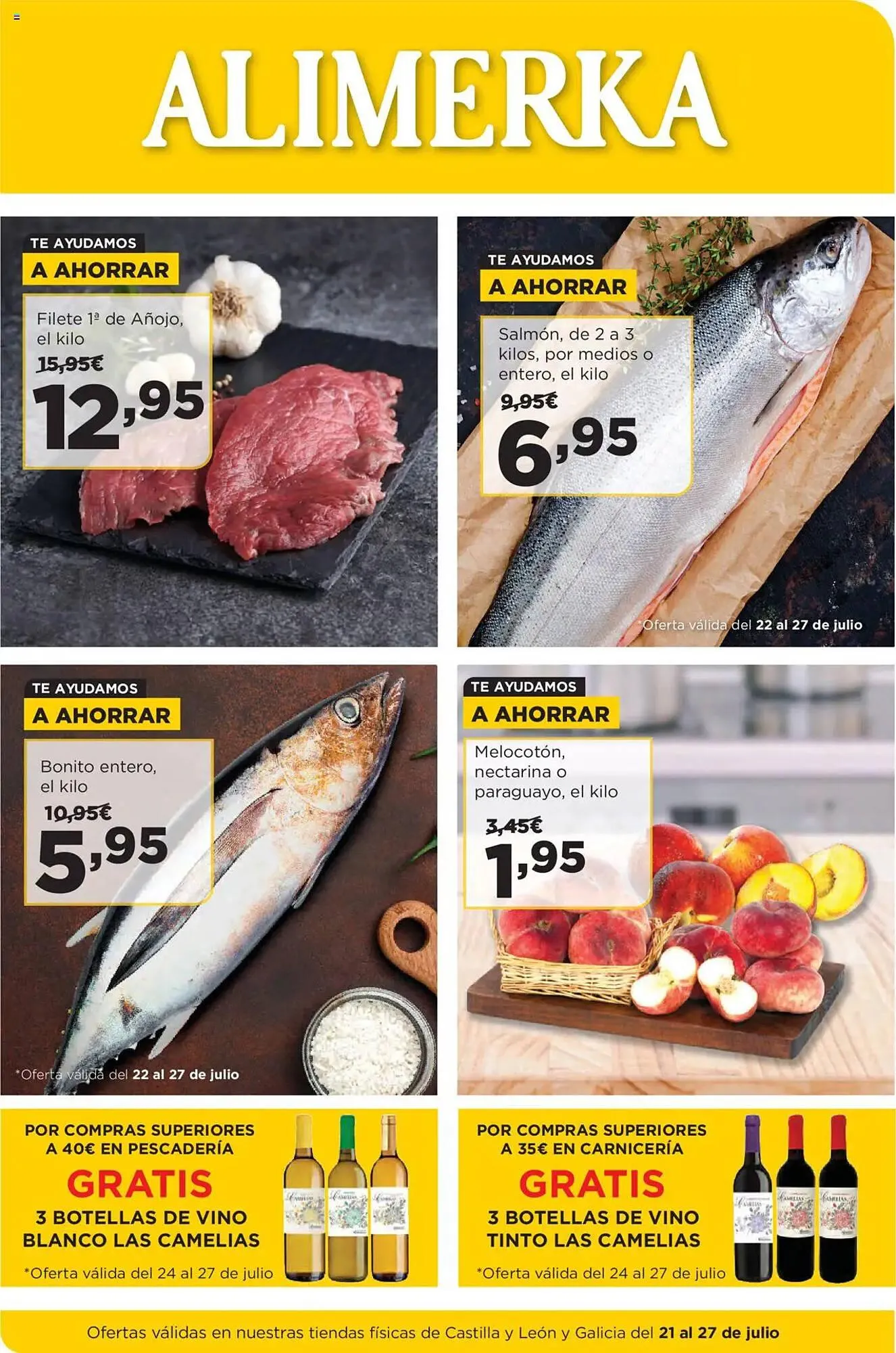 Catálogo de Folleto Alimerka 21 de julio al 27 de julio 2025 - Página 1