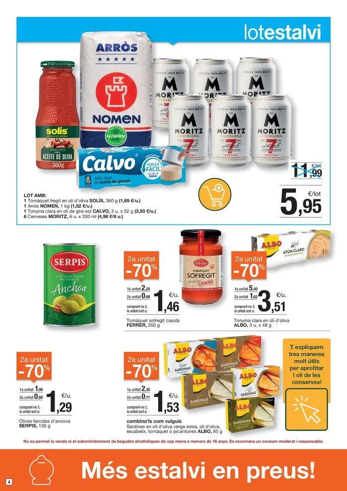 Catálogo de Fullet d'ofertes quinzenals  2 de septiembre al 9 de septiembre 2024 - Página 4