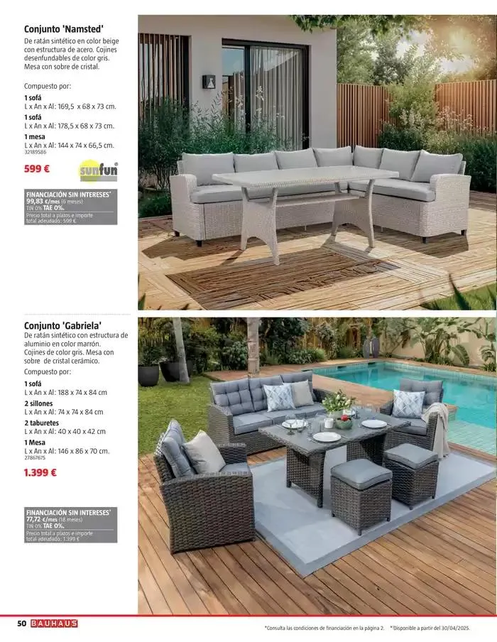 Catálogo de VERANO. Jardín, terraza, balcón.  26 de marzo al 20 de abril 2025 - Página 50