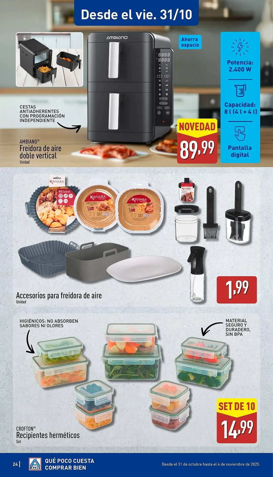 Catálogo de Folleto ALDI 27 de octubre al 2 de noviembre 2025 - Página 24