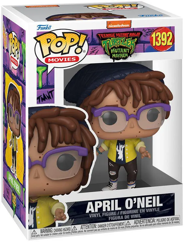 "Figura vinilo Mayhem - April O’Neil no. 1392" ¡Funko Pop! multicolor de Las Tortugas Ninja