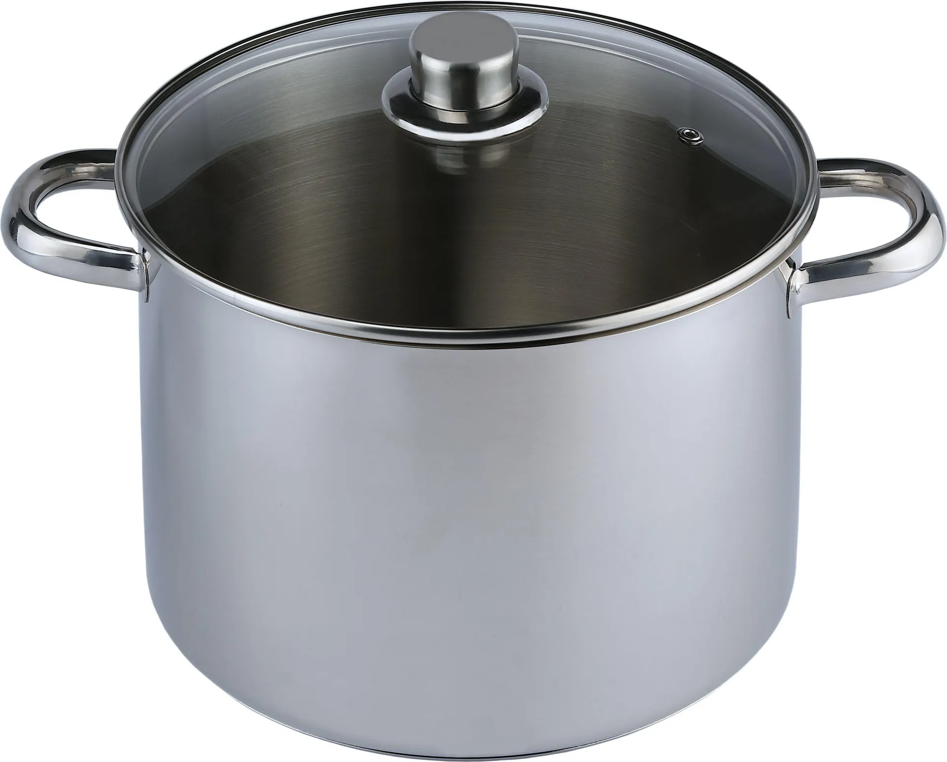 aro Olla, acero inoxidable, Ø 20 cm, 5 L, con tapadera, inducción