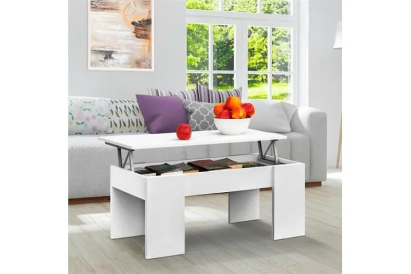 Mesa centro Elevable GALA Blanco