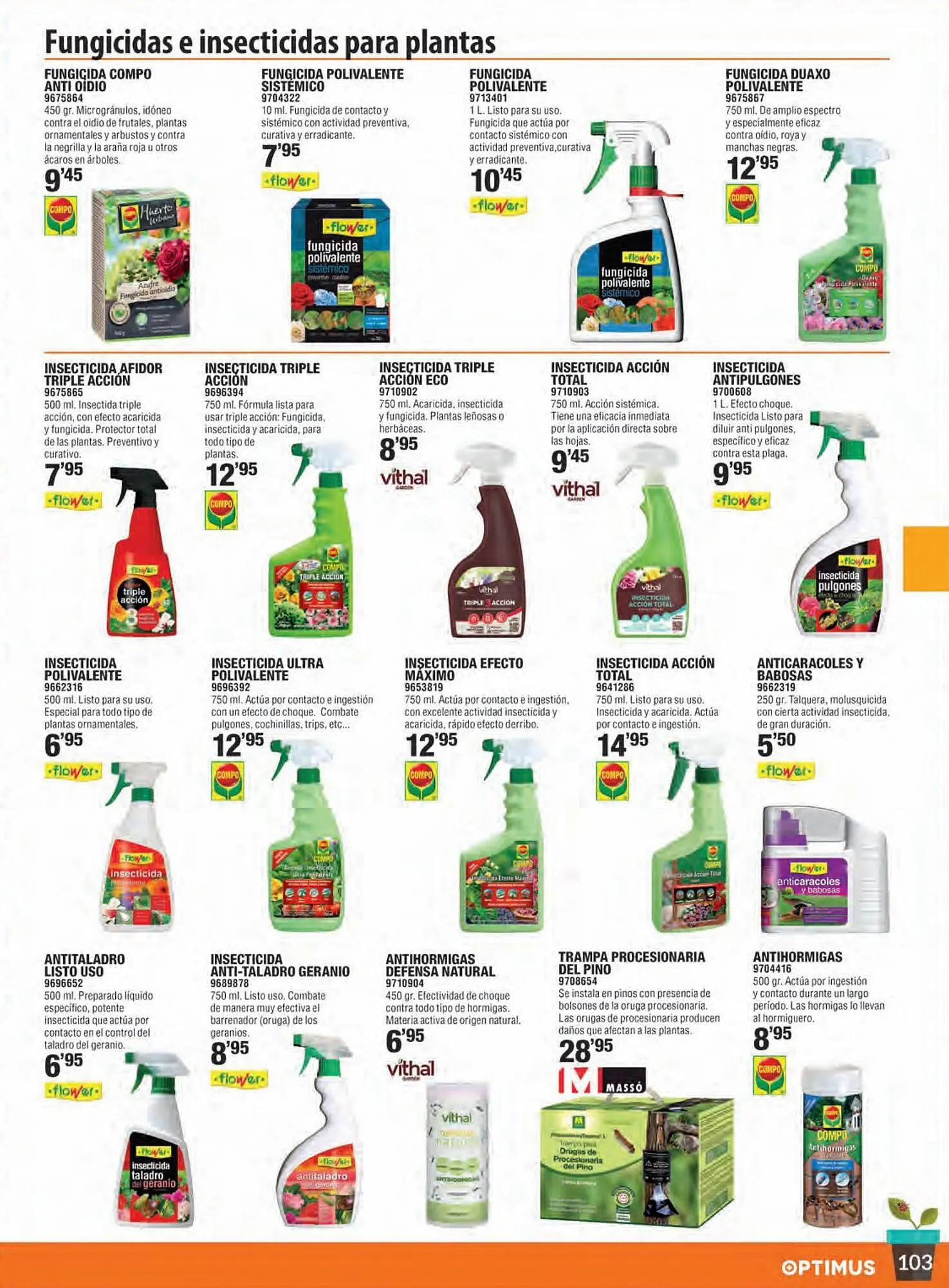 Catálogo de Folleto Optimus 27 de marzo al 31 de agosto 2023 - Página 103