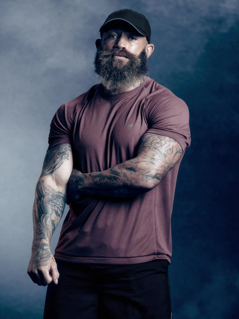 Camiseta de manga corta para el gimnasio