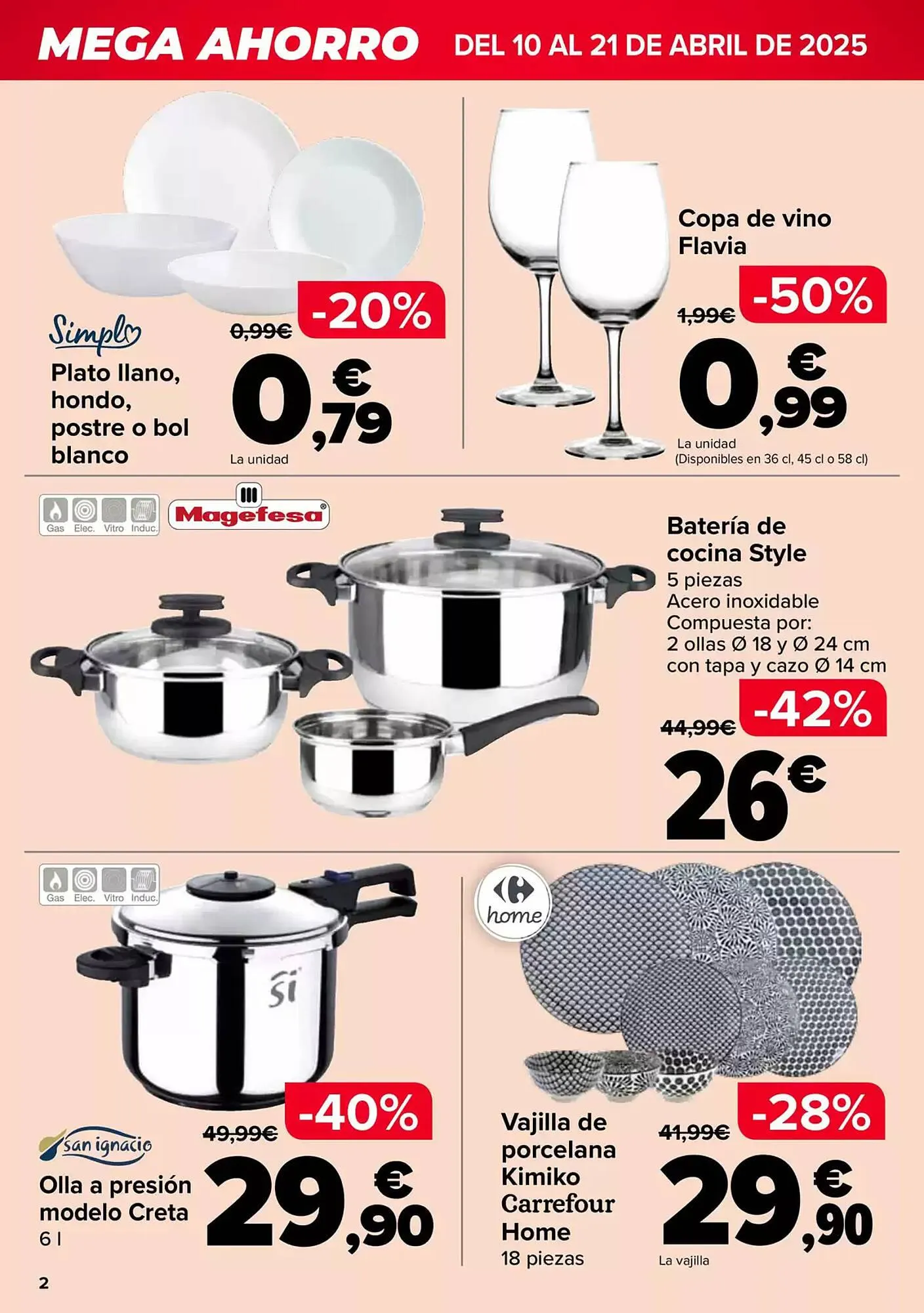 Catálogo de Folleto Carrefour 10 de abril al 21 de abril 2025 - Página 2