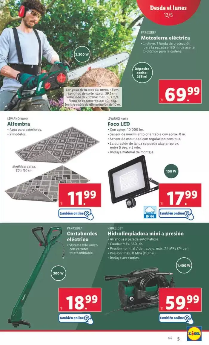 Catálogo de  ¡Bazar Lidl! Ofertas válidas del 12/05 al 18/05 12 de mayo al 18 de mayo 2025 - Página 9