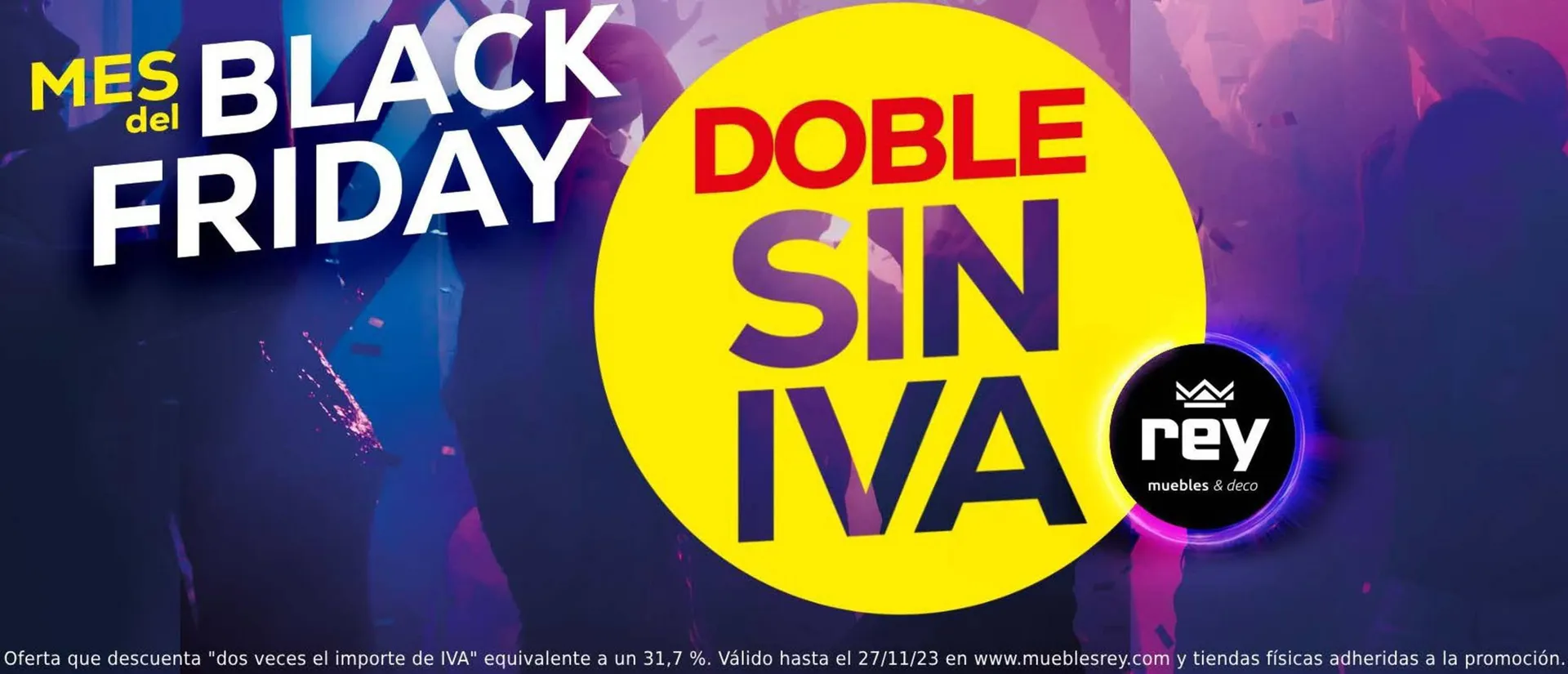 Catálogo de Folleto Muebles Rey 16 de noviembre al 27 de noviembre 2023 - Página 1