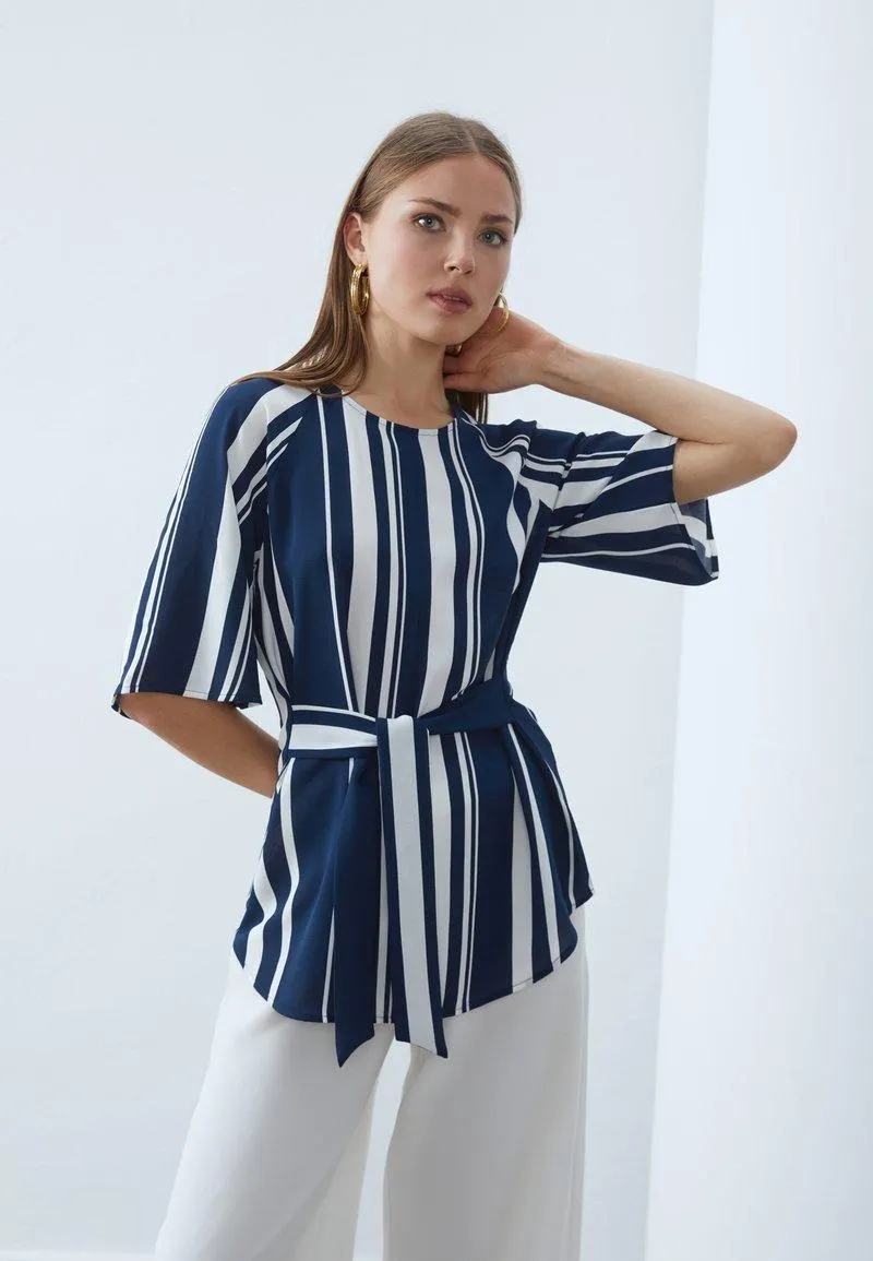 Túnica - blue/white