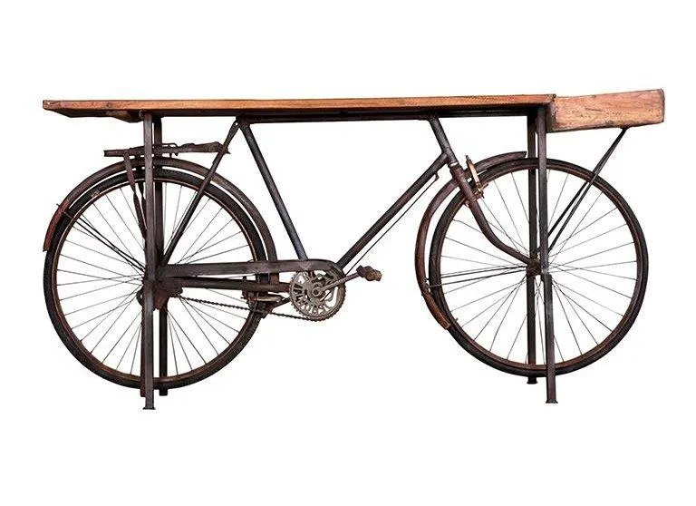 Consola base bicicleta negra Kalbe