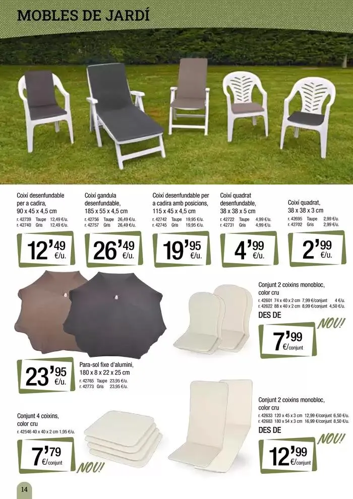 Catálogo de Catàleg vàlid del 18 de març al 25 d’agost 18 de marzo al 25 de agosto 2025 - Página 14