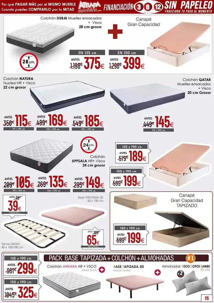Catálogo de Atrapamuebles. Tu tienda de muebles ONLINE. 26 de abril al 31 de mayo 2025 - Página 15
