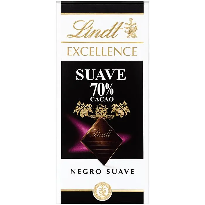 Tableta de Chocolate Excellence 70% Cacao Suave 100g - Lindt