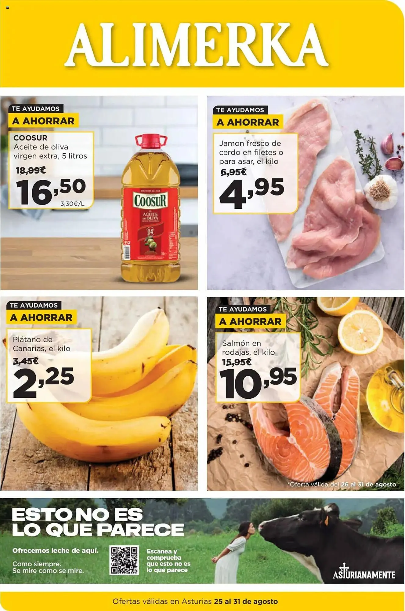 Catálogo de Folleto Alimerka 25 de agosto al 31 de agosto 2025 - Página 1