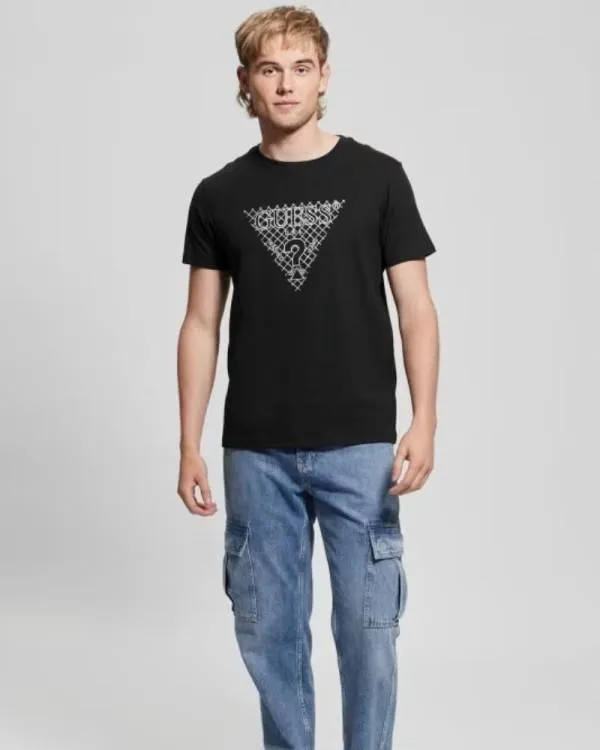 Camisetas Manga corta Hombre Negro M4RI27K8FQ4