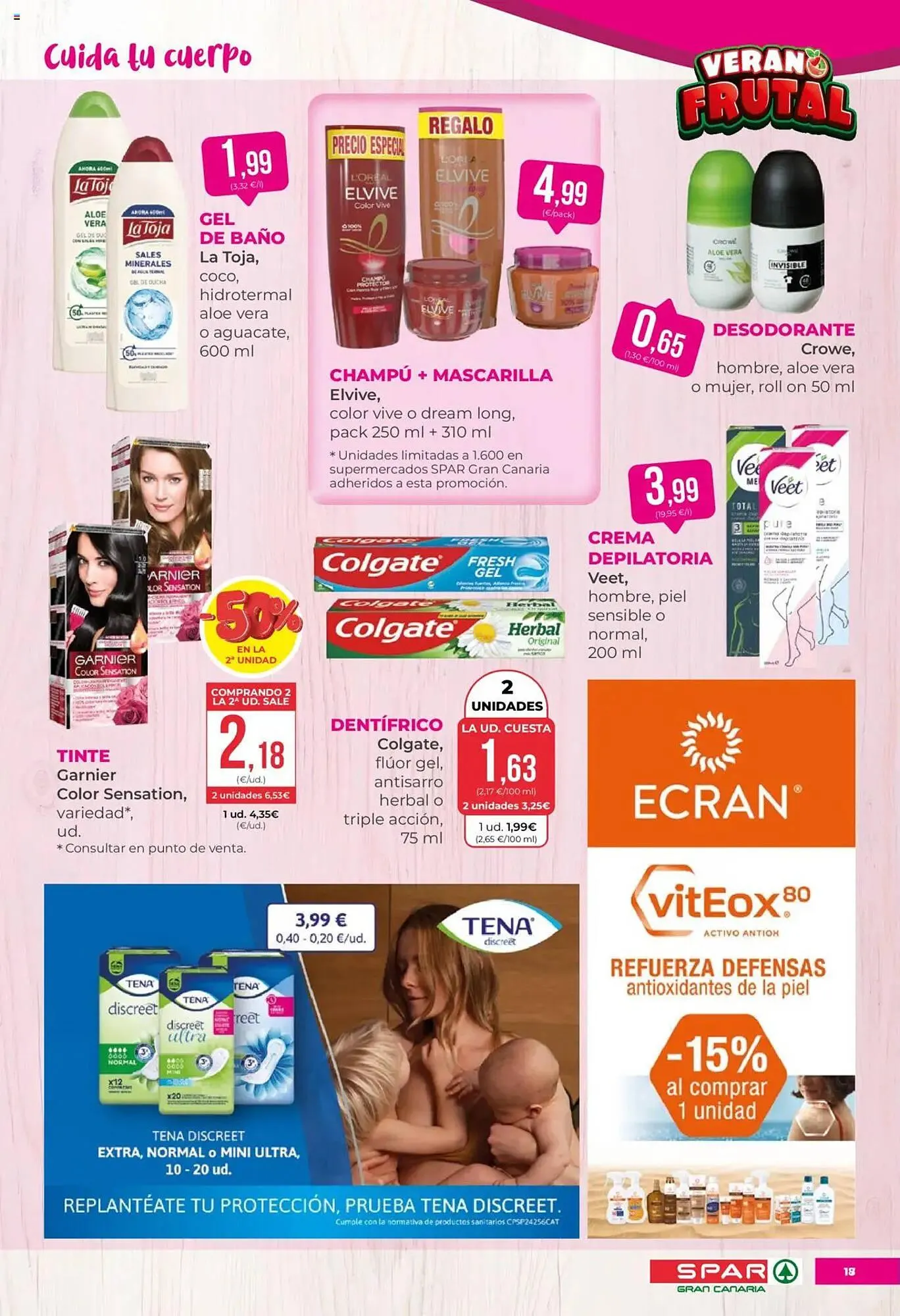 Catálogo de Folleto SPAR Gran Canaria 11 de julio al 24 de julio 2025 - Página 18