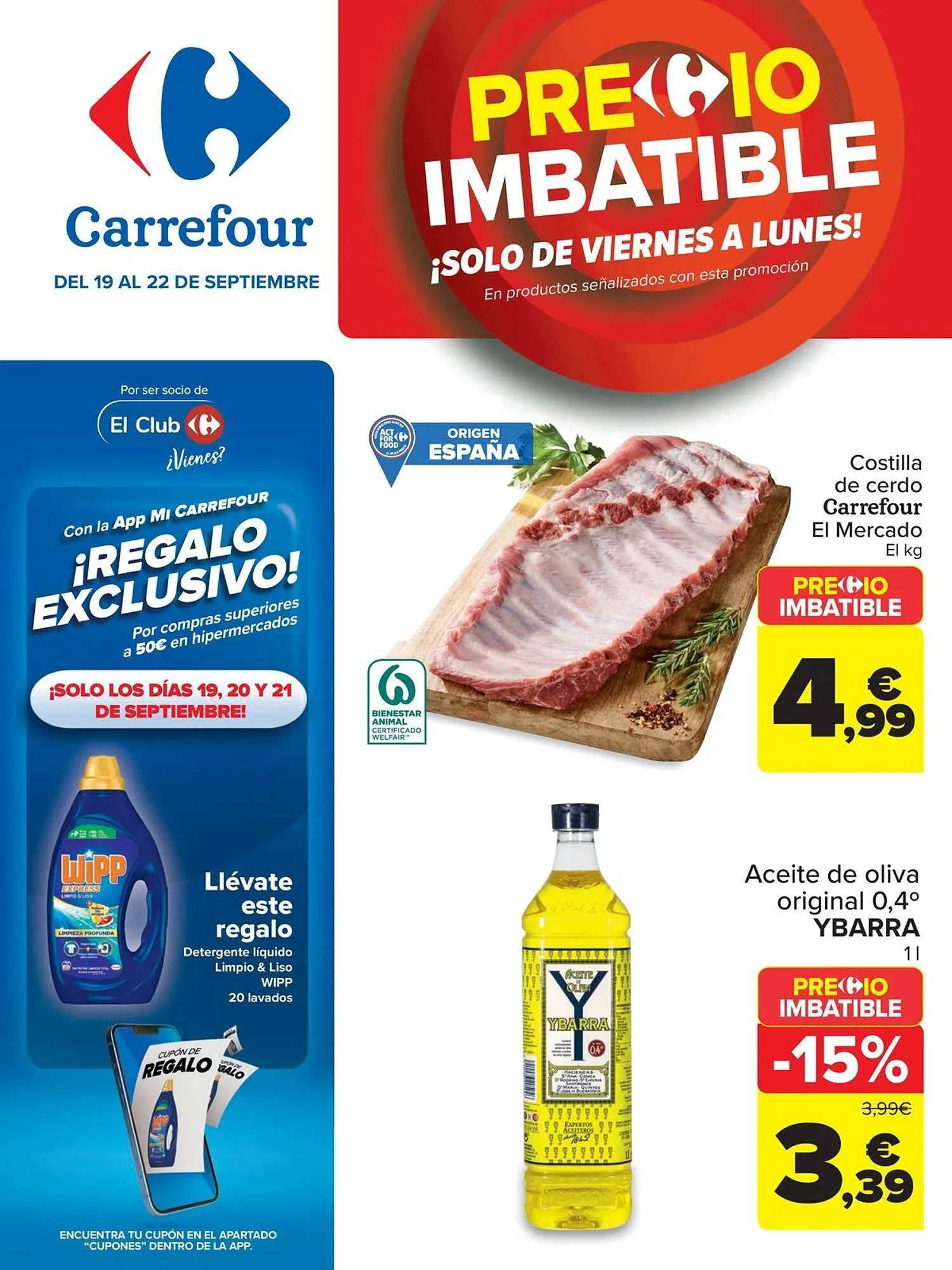 Catálogo de Folleto Carrefour 19 de septiembre al 21 de septiembre 2025 - Página 1