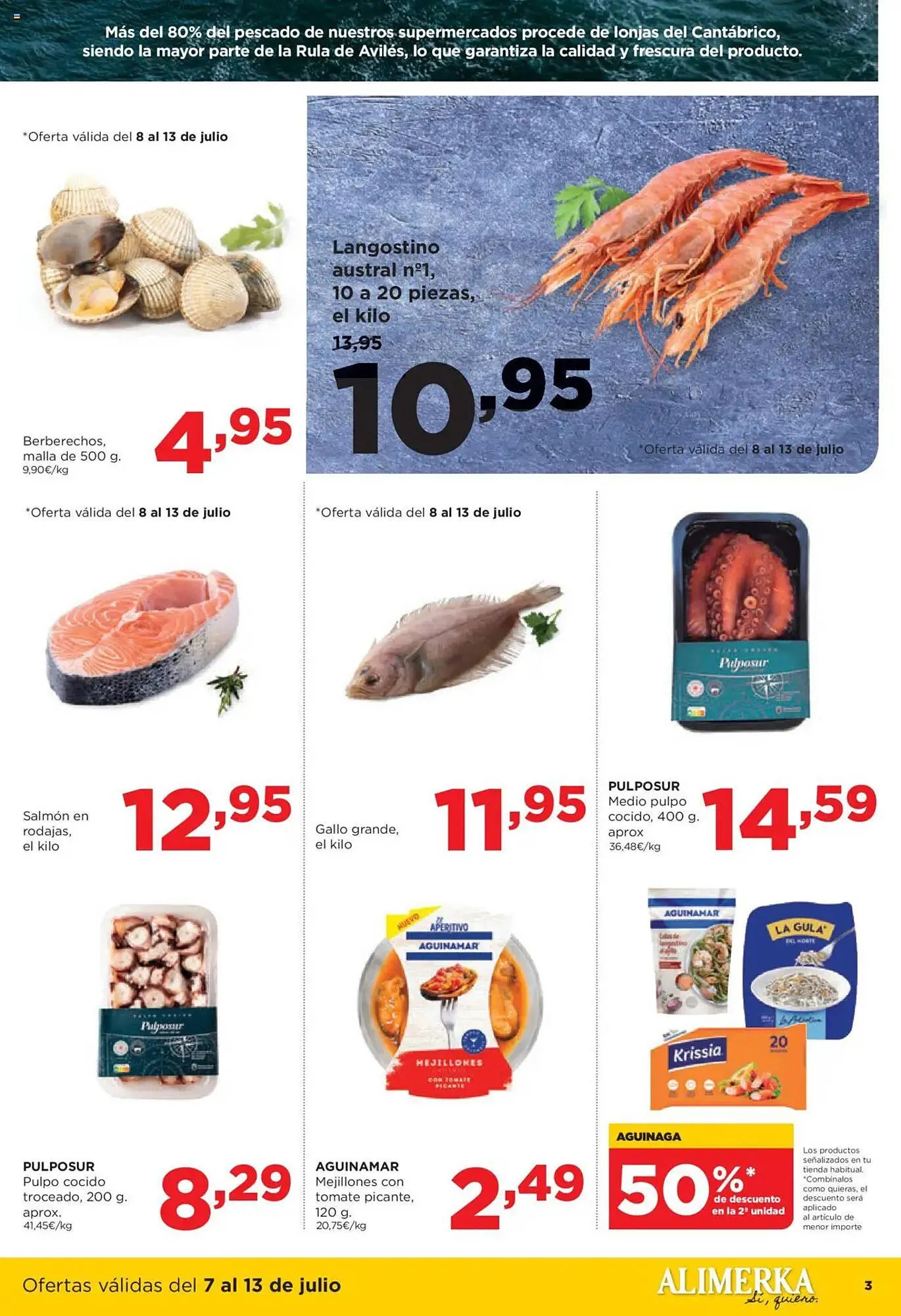 Catálogo de Folleto Alimerka 7 de julio al 13 de julio 2025 - Página 3