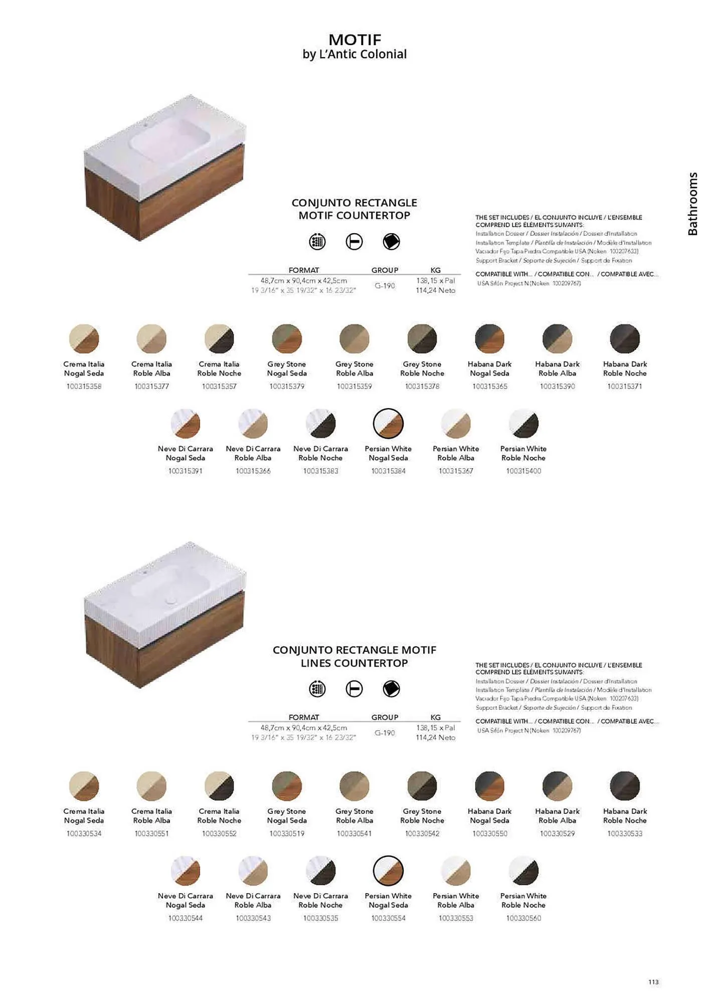 Catálogo de Folleto Porcelanosa 31 de marzo al 8 de febrero 2024 - Página 120
