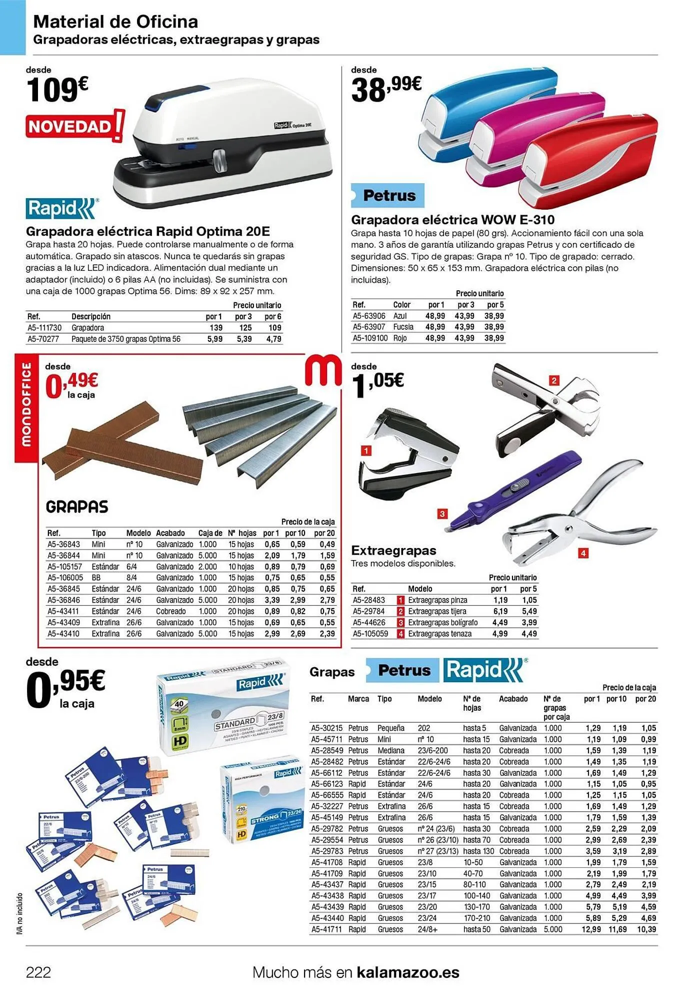 Catálogo de Folleto Staples Kalamazoo 19 de enero al 31 de diciembre 2026 - Página 222