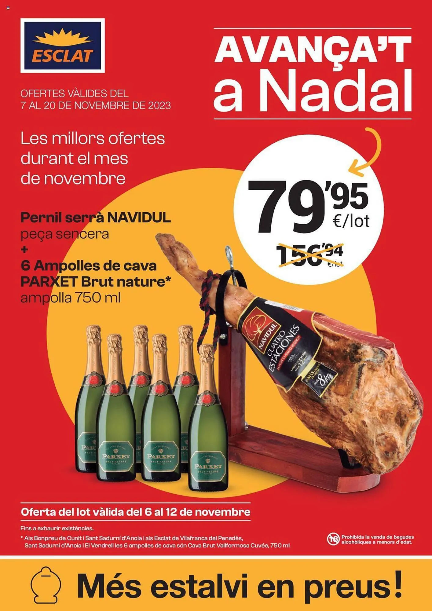 Catálogo de Folleto BonpreuEsclat 7 de noviembre al 20 de noviembre 2023 - Página 1