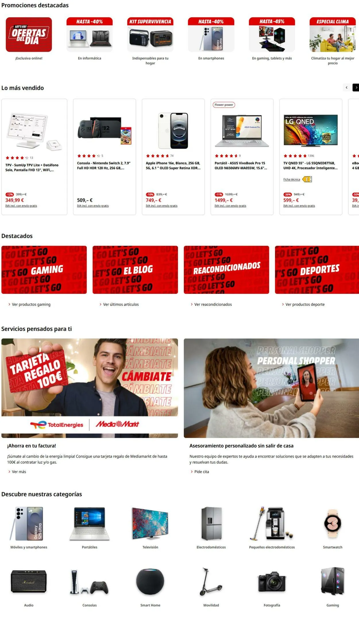 Catálogo de Media Markt Oferta actual 13 de mayo al 15 de junio 2025 - Página 1
