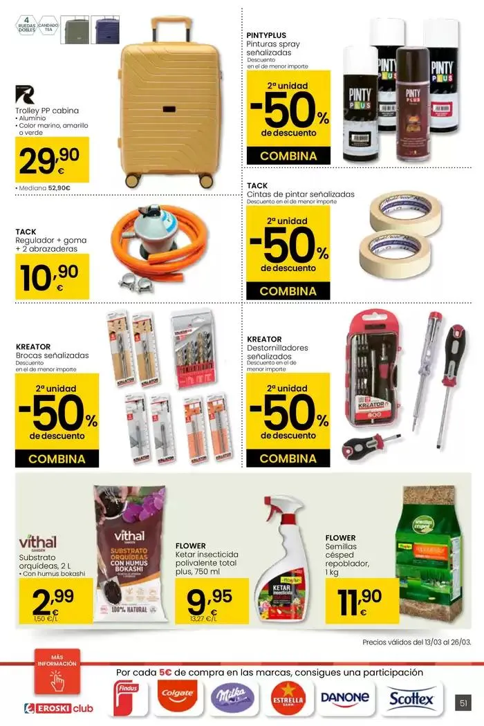 Catálogo de Precio más bajo HIPERMERCADOS EROSKI 13 de marzo al 26 de marzo 2025 - Página 51