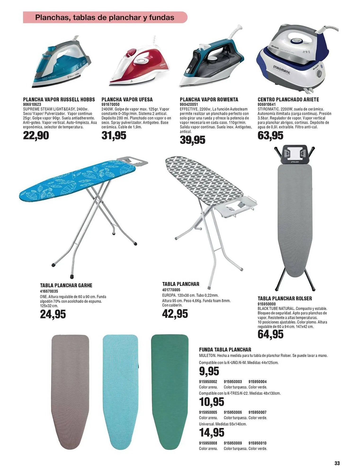 Catálogo de Folleto Coinfer 18 de octubre al 28 de febrero 2024 - Página 33