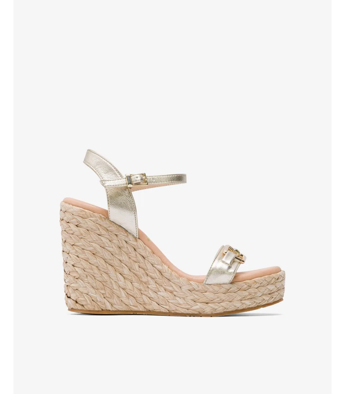 Sandalias cuña Mujer con tiras de hebilla