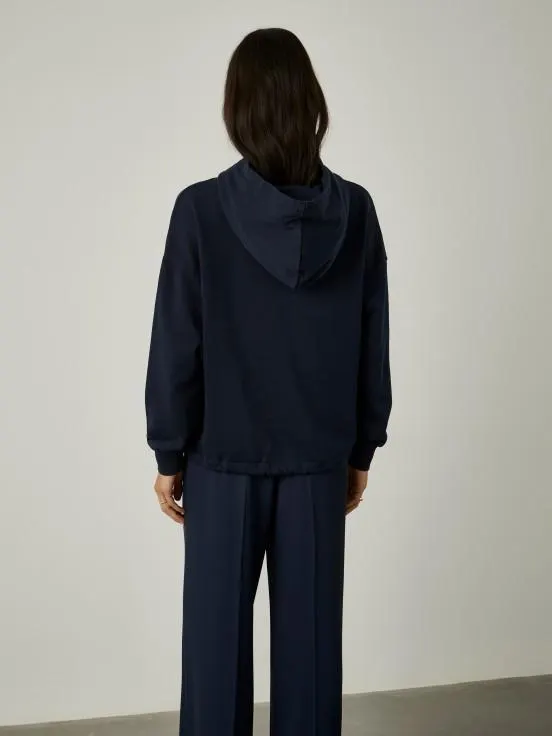 Jersey con capucha y bajo ajustable