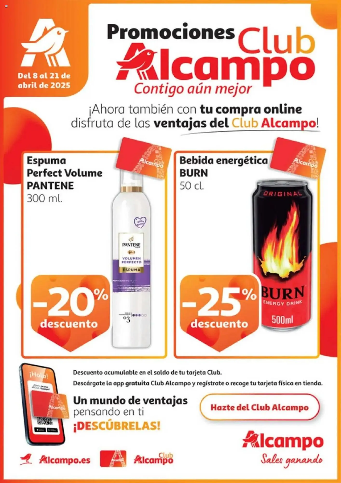 Catálogo de Folleto Alcampo 8 de abril al 21 de abril 2025 - Página 1