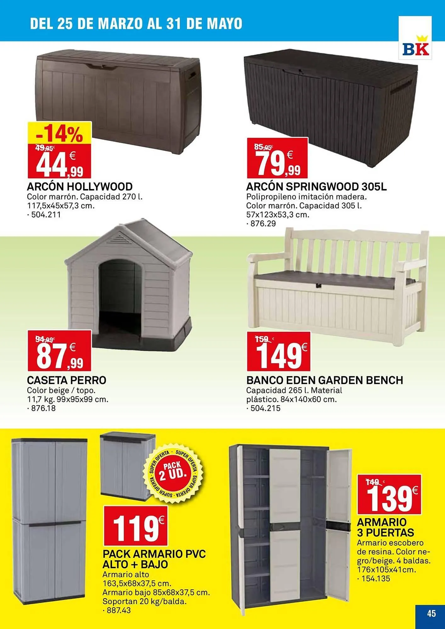Catálogo de Catálogo Bricoking 25 de marzo al 31 de mayo 2026 - Página 45