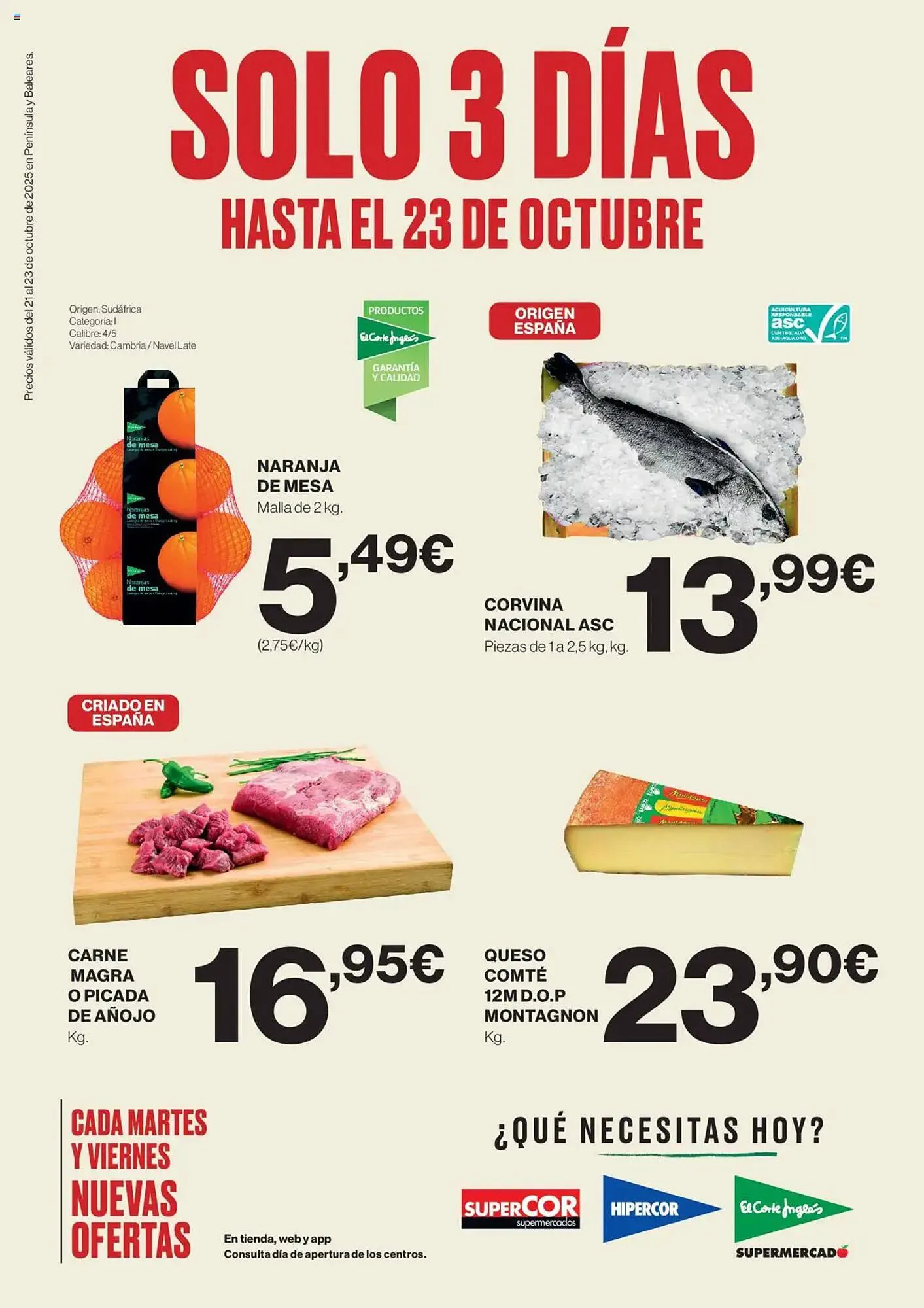 Catálogo de Catálogo Hipercor 21 de octubre al 23 de octubre 2025 - Página 1